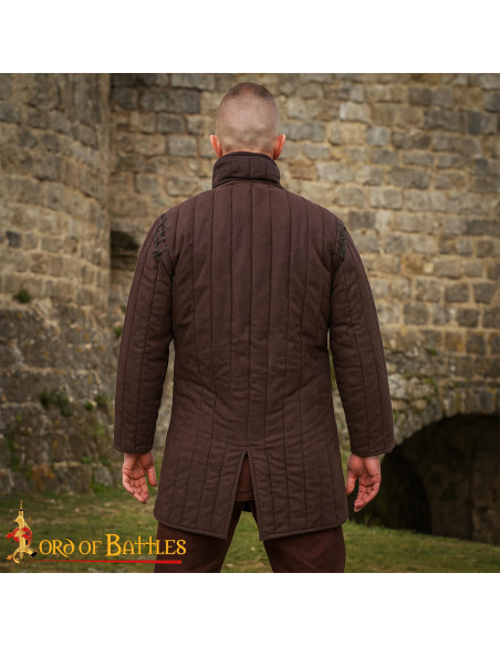 Brown Triple Layer Medieval Gambeson...
