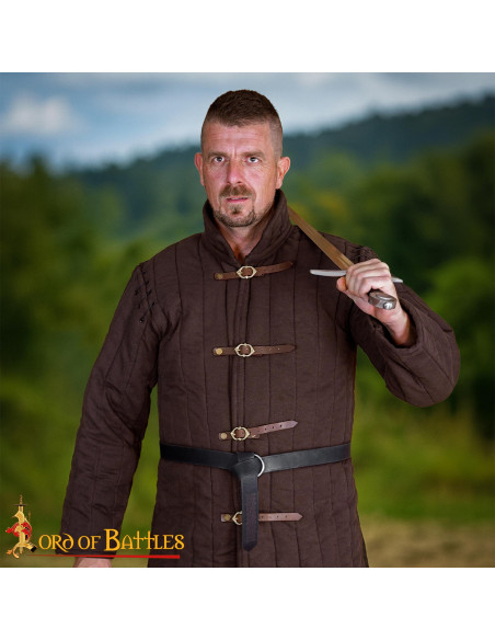 Brown Triple Layer Medieval Gambeson...