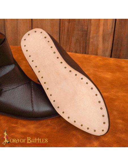 Jorvik Viking Boots in Brown Horn