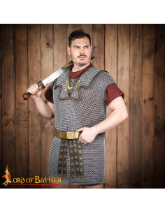 Roman Lorica Hamata Chainmail in Steel (16 g.)