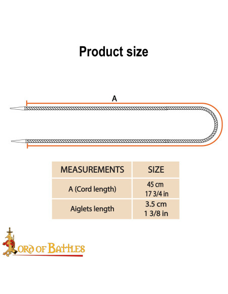 Set of 5 Medieval Cords, Natural...