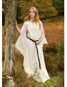 Ingrid Medieval Dress with Back Lacing, Natural Color