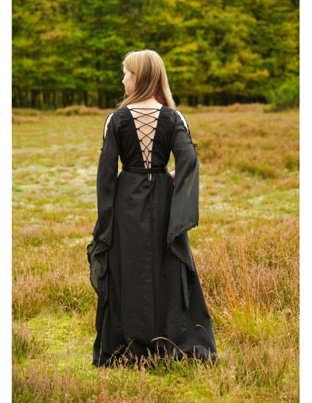 Medieval Ingrid Dress with Lace-Up...