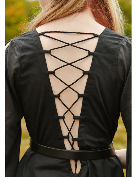 Medieval Ingrid Dress with Lace-Up...