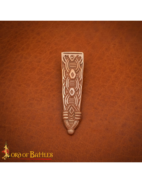 Viking Belt Tip with Knot Design,...