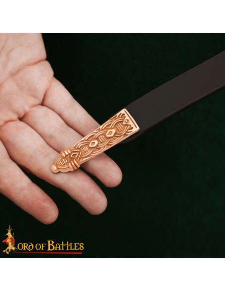 Viking Belt Tip with Knot Design,...