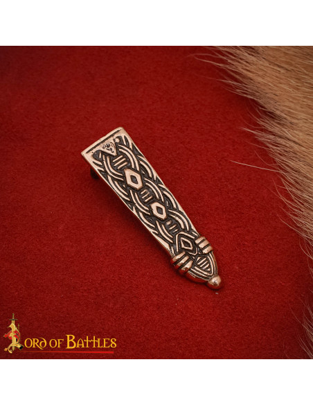 Viking Belt Tip with Knot Design,...