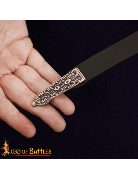 Viking Belt Tip with Knot Design,...