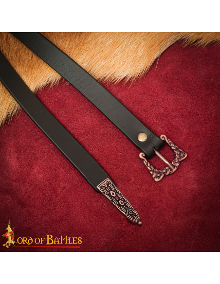 Viking Belt Tip with Knot Design,...