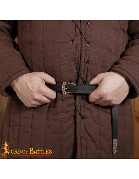 Viking Belt Tip with Knot Design,...