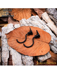 Pair of Medieval Hooks for Hanging Utensils and Weapons 2