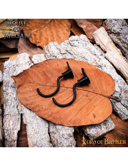 Pair of Medieval Hooks for Hanging...
