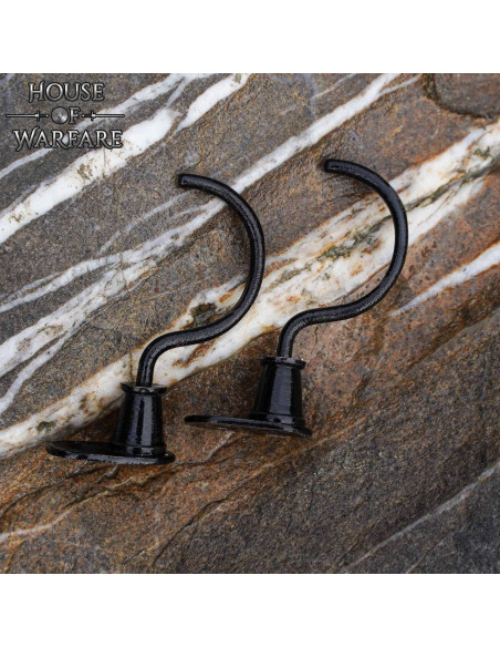 Pair of Medieval Hooks for Hanging...