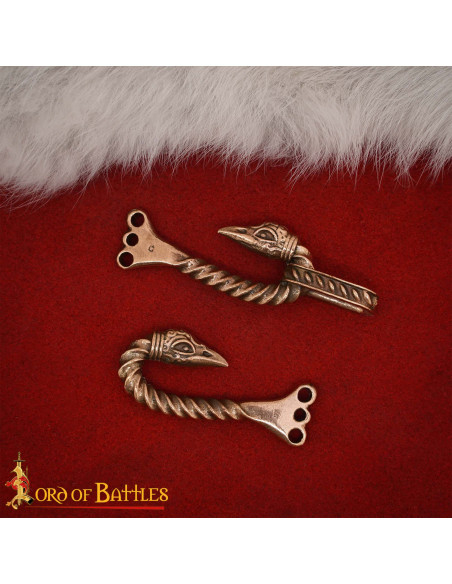 Celtic Cloak Clasp Model Ravens in...