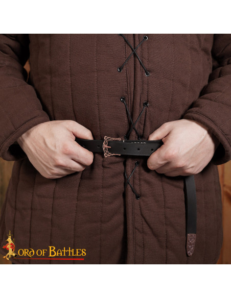 Classic Buckle in Aged Bronze with...