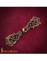 Viking Cloak Fastener in Aged Bronze