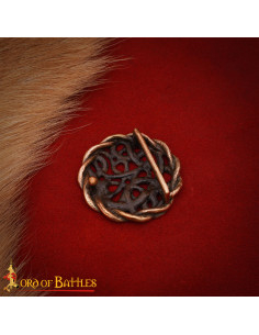 Celtic Belt Buckle in Aged Solid Bronze 2