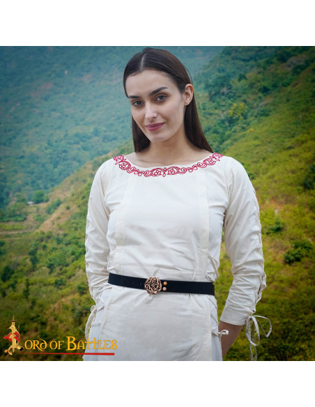 Celtic Belt Buckle in Aged Solid Bronze