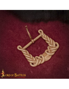Viking Buckle IX-X Century Knot Design in Bronze 2