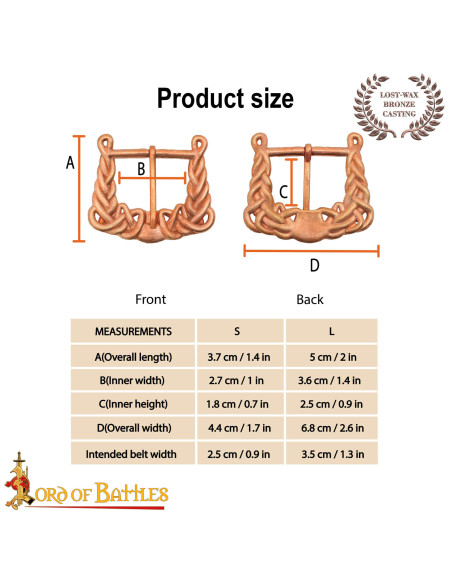 Viking Buckle IX-X Century Knot...