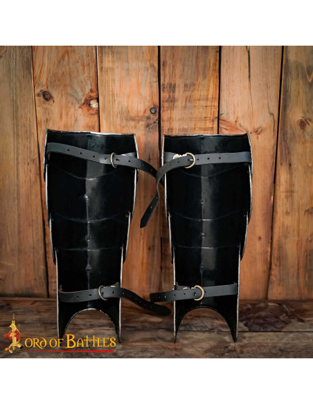 Knight's Medieval Greaves in Steel...