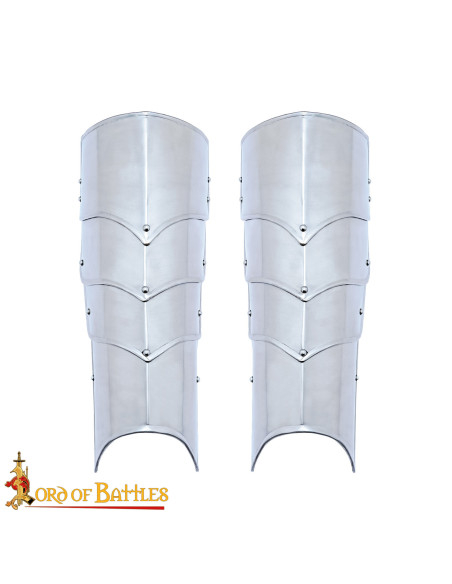 Knight's Medieval Greaves in Steel...