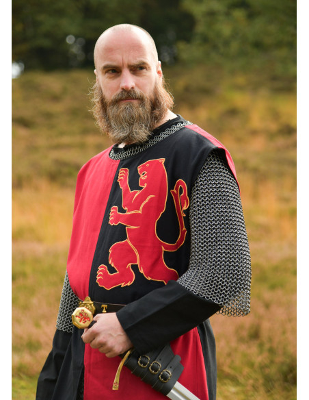 Medieval Knight Tabard with Lion...