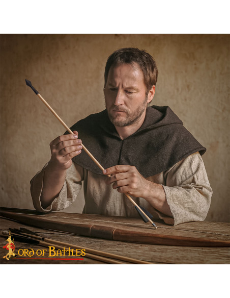 Medieval Hand-Forged Iron Arrowhead