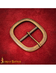 Antique Brass Oval Medieval Buckle