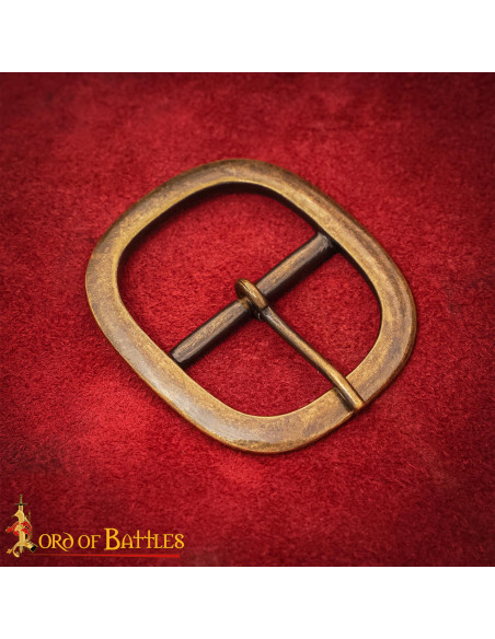Antique Brass Oval Medieval Buckle