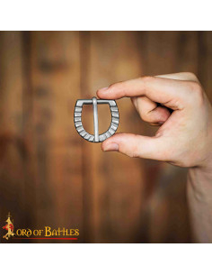 Rustic Medieval Buckle Hand-Forged from Iron