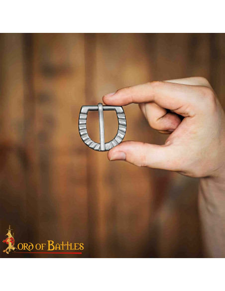Rustic Medieval Buckle Hand-Forged...