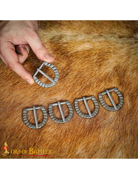 Rustic Medieval Buckle Hand-Forged...