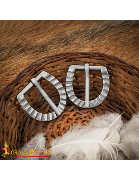 Rustic Medieval Buckle Hand-Forged...