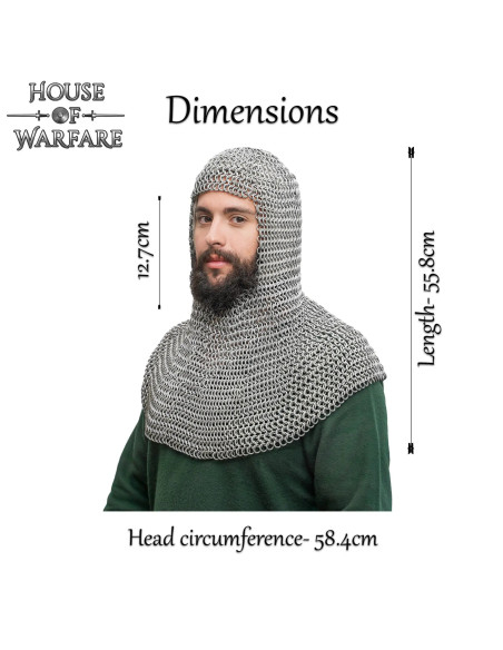 Executioner Medieval Chainmail Coif...