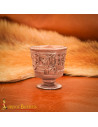 Small Medieval Cup from the 12th Century in Polished Bronze