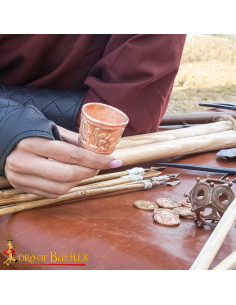 Small Medieval Cup from the 12th Century in Polished Bronze 2