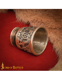 Small Medieval Cup from the 12th Century in Aged Bronze 2