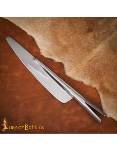 Conical Medieval Spear Tip Made of Tempered Steel