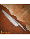 Conical Medieval Spear Tip Made of Tempered Steel