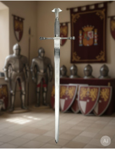 Carlos V sword, stainless steel