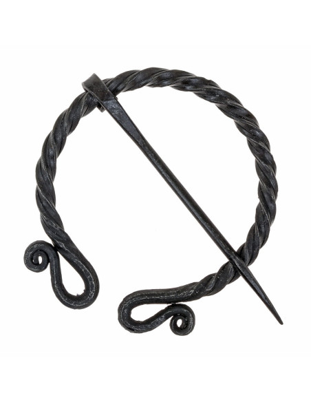 Hand-Forged Roman Omega Brooch