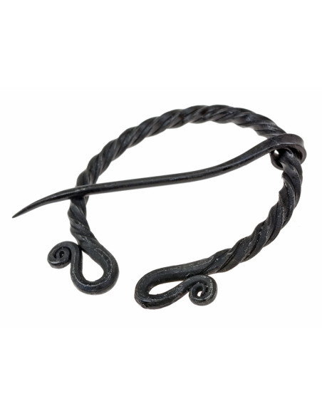 Hand-Forged Roman Omega Brooch