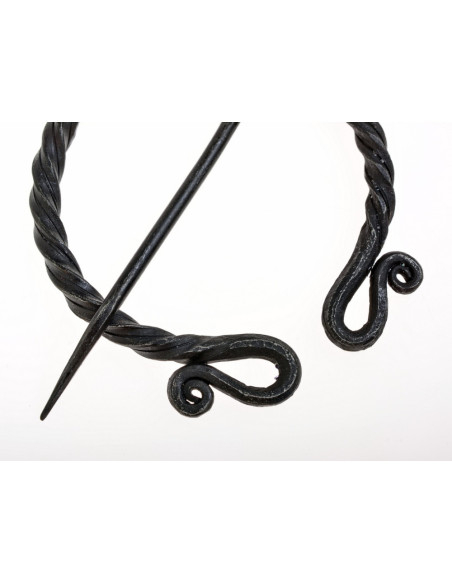 Hand-Forged Roman Omega Brooch