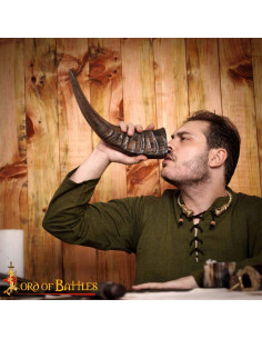 Handcrafted Viking Buffalo Horn for Drinking 2