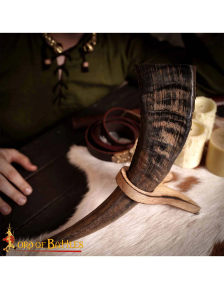 Handcrafted Viking Buffalo Horn for...