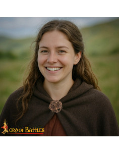 Viking Bronze Brooch Lost Wax Nordic Design 2