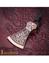 Viking Ax Pendant in Lost Wax Cast Bronze
