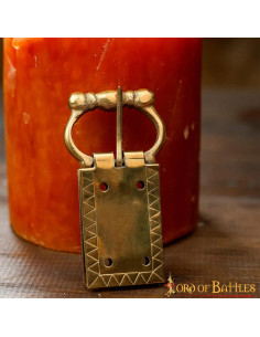 Medieval Belt Buckle and End Piece
