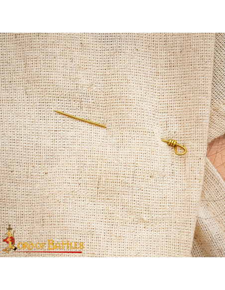 Set of 6 Medieval Brass Clothing Pins